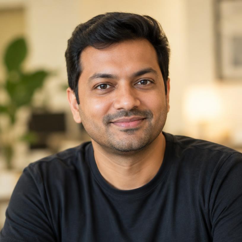 Placeholder portrait for Arjun M.